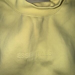 Essentials Soft Yellow Hoodie